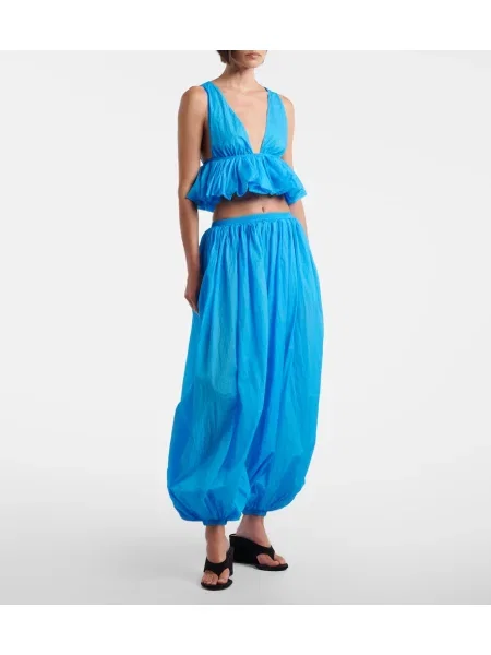 Pantaloni Alaïa albastru