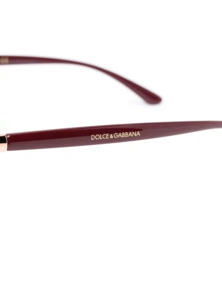 Okulary przeciwsłoneczne Dolce & Gabbana Eyewear czerwone