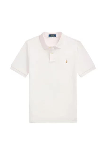 Koszulka polo dziecięca Polo Ralph Lauren biała