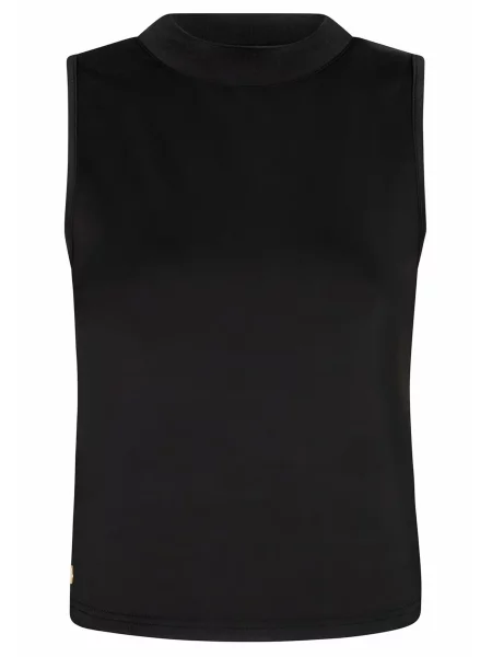 Oříznuté top Chic By Lirette černý