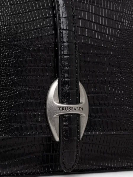 Кожаная сумка Trussardi