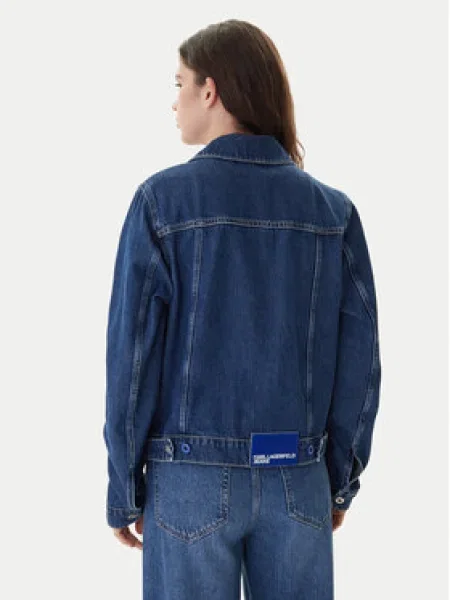 Karl Lagerfeld Jeans Džínsová bunda modrá