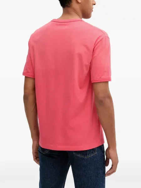 Tricou Gant cu imagine cu decolteu rotund roșu
