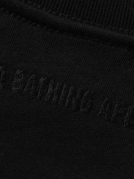 Tricou A Bathing Ape® cu broderie negru