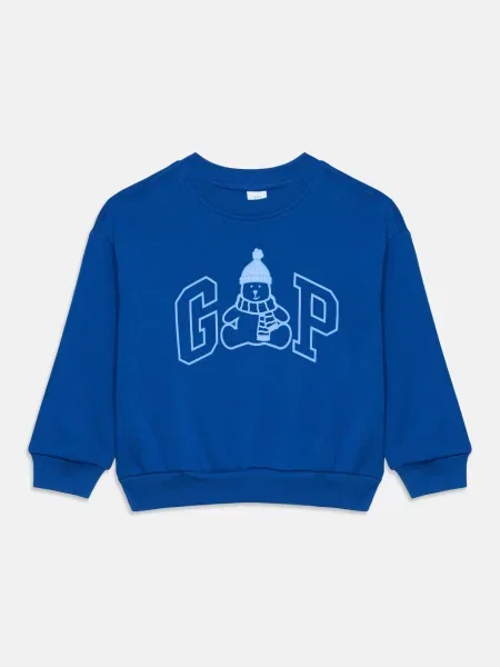 GAP Sweater majica / svijetloplava plava