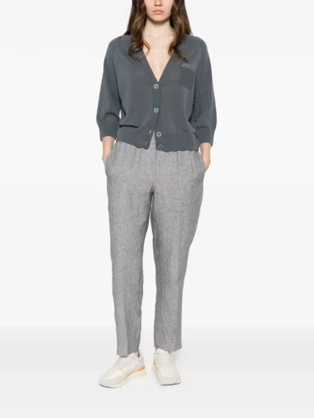 Pantaloni Peserico conici gri