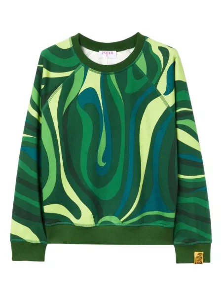 Hanorac Pucci cu imagine verde