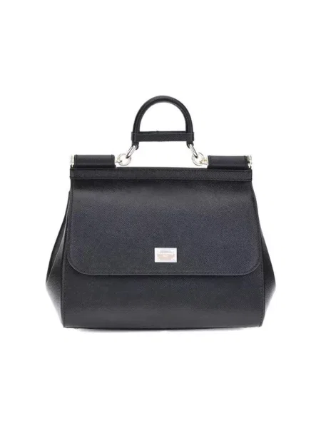 Torebka Dolce And Gabbana skórzana czarna