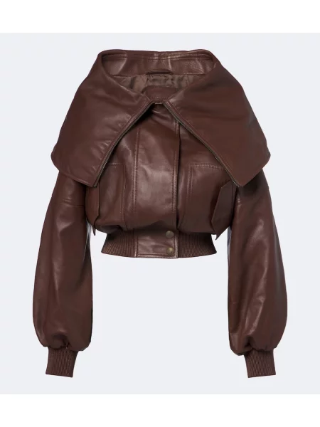 Decupat geanta de piele Balenciaga maro