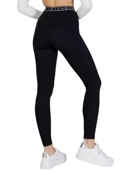 Legginsy Tommy Hilfiger Jeans czarne