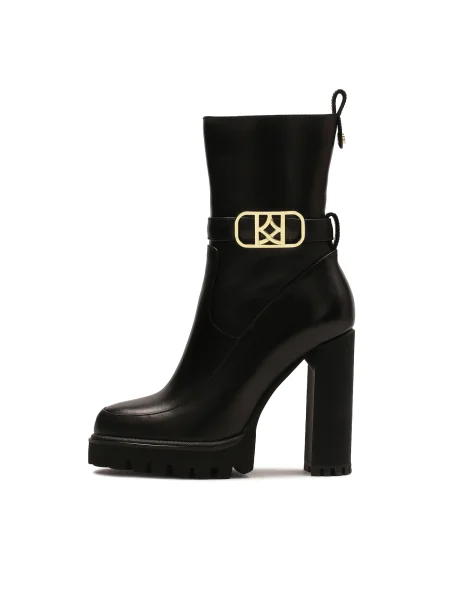 Kazar Botine auriu negru