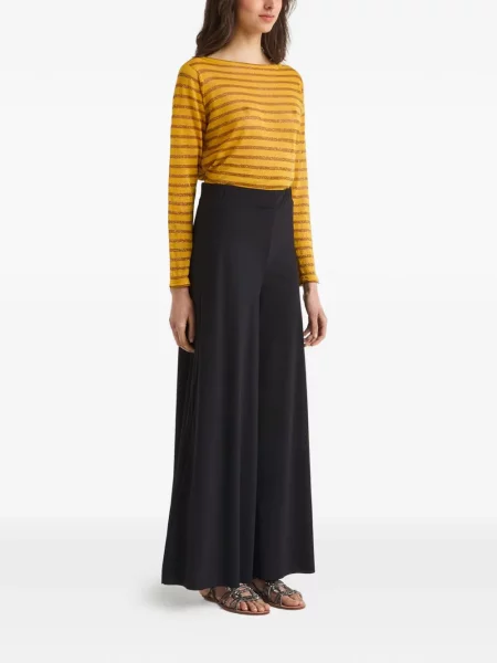 Pantaloni palazzo Maliparmi negru