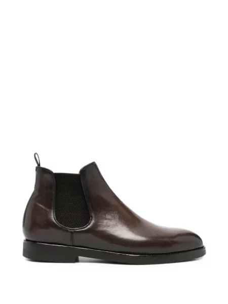 Botine Officine Creative din piele maro