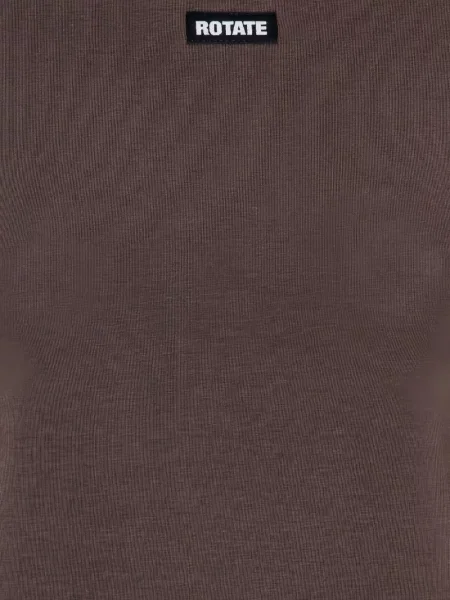 Scurt tricou Rotate Birger Christensen maro