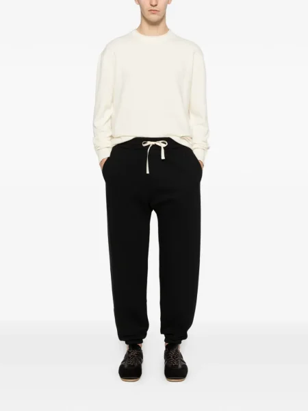 Șnur de strângere pantaloni Jil Sander cu autograf negru