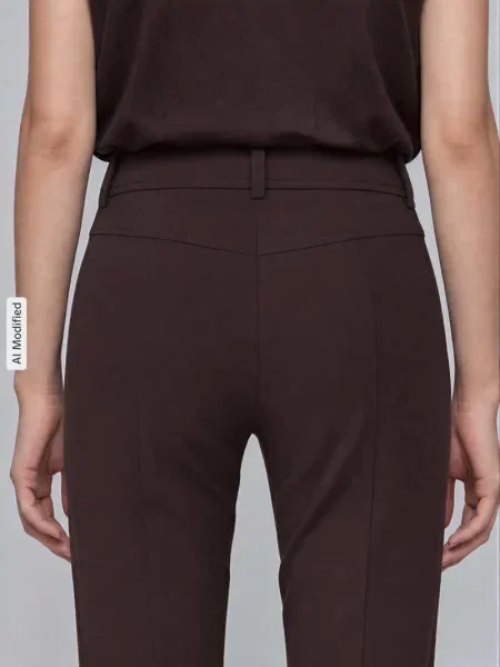 Krój slim fit Wąskie spodnie z naszywanymi model FARAH' Cambio