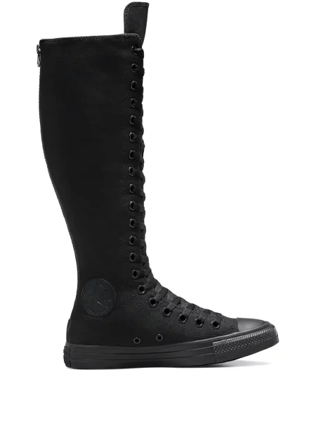 Sneakerși Converse Chuck Taylor All Star din piele cu autograf alergare negru