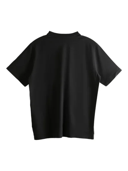 Golf tricou Malbon Golf cu autograf negru