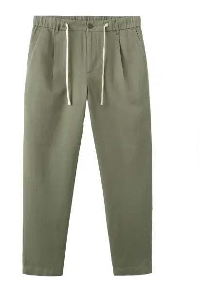 MANGO MAN Pantaloni cutați ROMELINO deschis verde