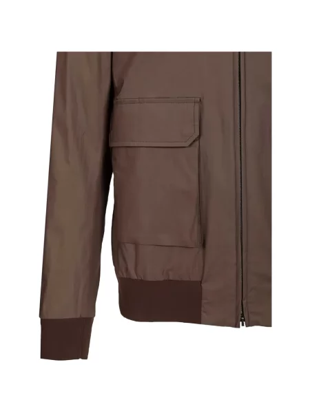 Яке тип бомбър Herno кафяво