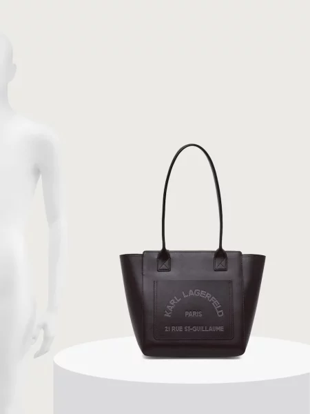 Кожаная сумка шоппер Karl Lagerfeld