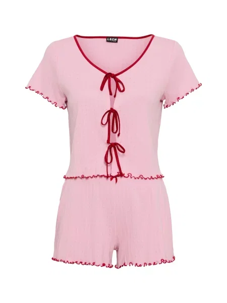 LSCN by LASCANA Pantaloni scurți rosé roșu