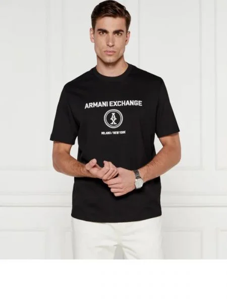 Armani Exchange Tricou negru