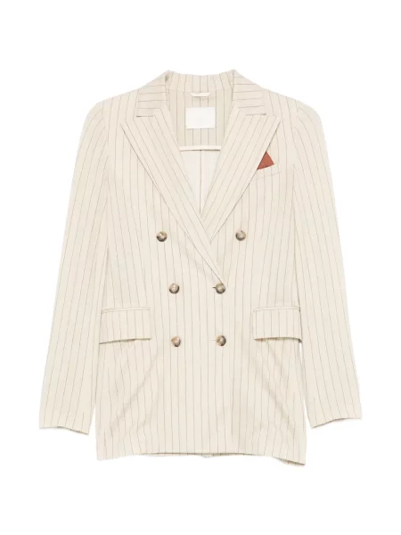 Sacou Circolo 1901 cu dungi cu două rânduri de nasturi