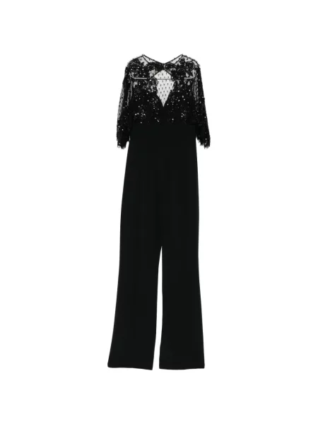 Salopetă Zuhair Murad din dantelă negru
