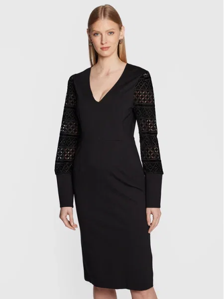 TWINSET Rochie cocktail negru