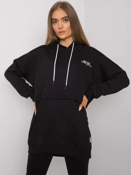 Hanorac Fashionhunters negru