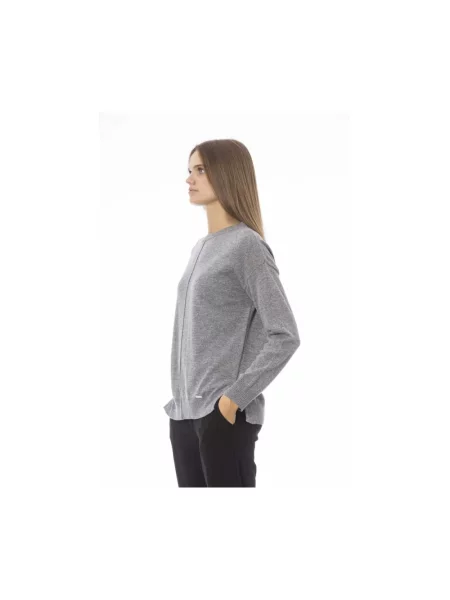Sweter Baldinini wełniany niebieski