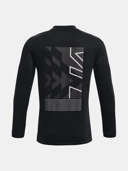 Tek dolgo majica Under Armour z dolgimi rokavi črna