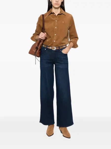Μεταξωτή καρό γραβάτα Polo Ralph Lauren με σχέδιο καφέ