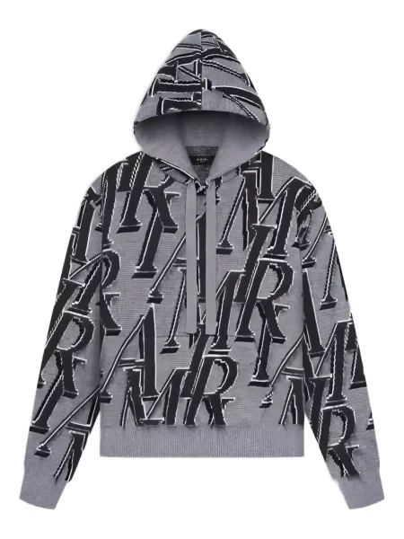 Majica s kapuljačom Amiri siva