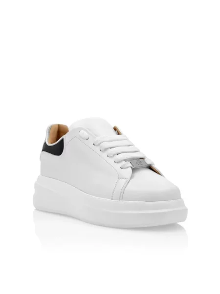 Sneakersy Philipp Plein skórzane białe