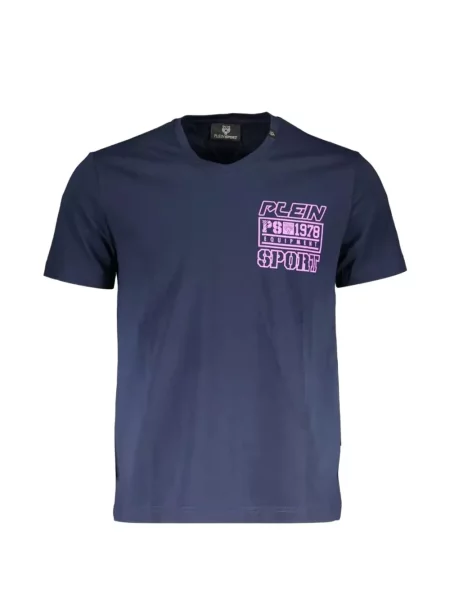 Tricou sport Plein Sport cu imagine albastru