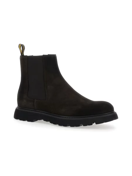 Buty do kostki Doucal's skórzane brązowe