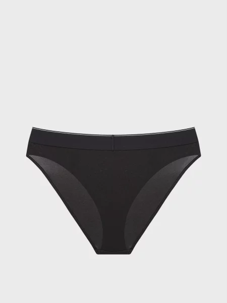 Трусы Calvin Klein с высокой посадкой черные