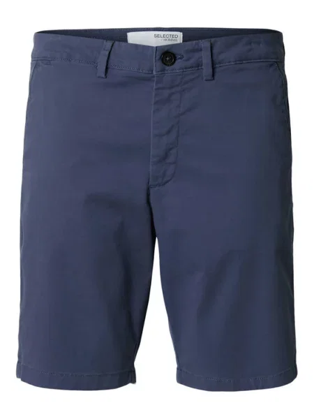 Selected Homme Шорти з тканини Miles cиній