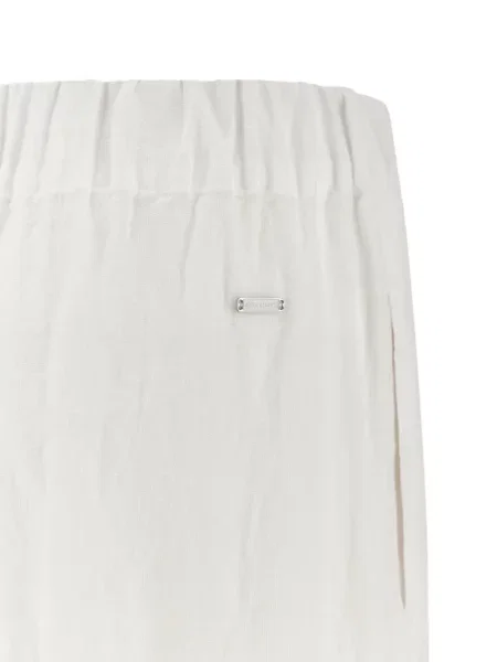 Pantaloni palazzo Paul & Shark de in alb