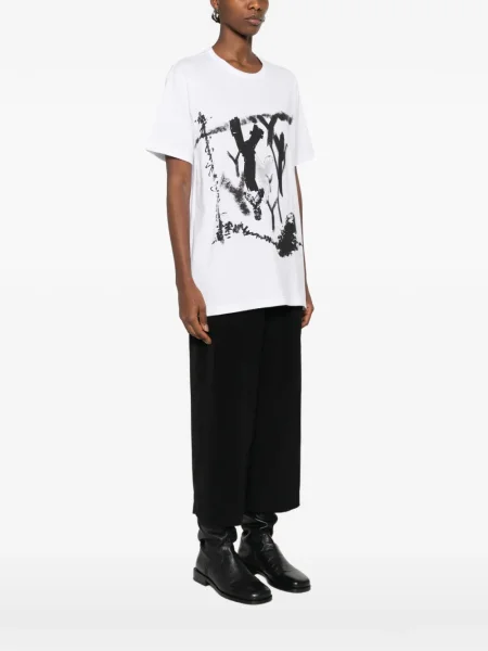 Tricou Y's cu imagine alb