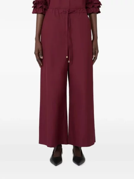 Pantaloni palazzo 's Max Mara cu cordon roșu