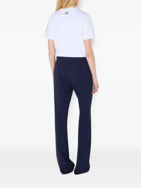 Tricou Elisabetta Franchi din jerseu alb