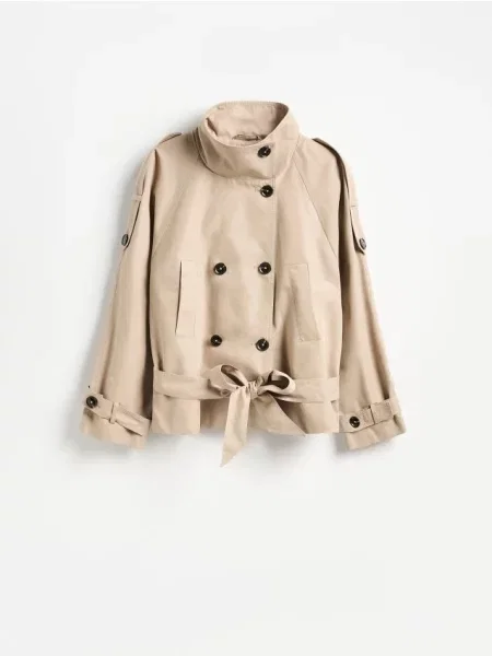 Reserved Trenci scurt bej