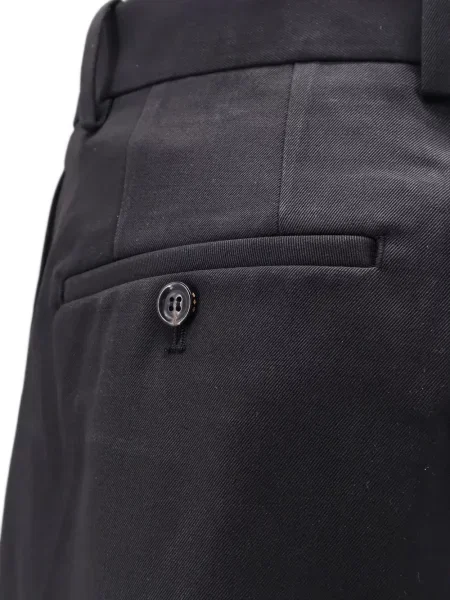 Pantaloni Tonywack de lână negru