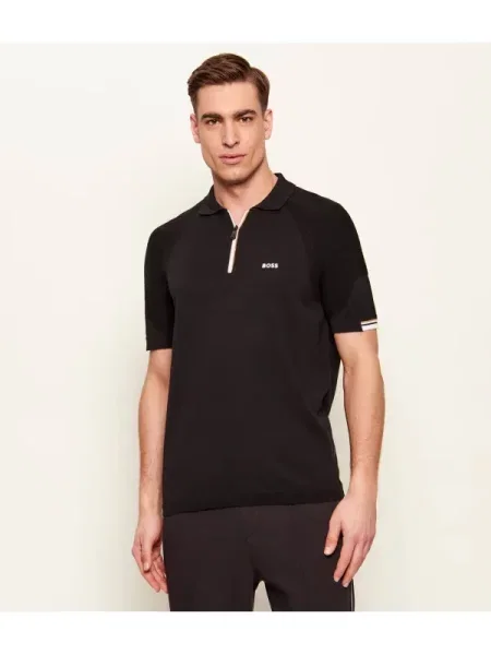 Polo Boss Green negru