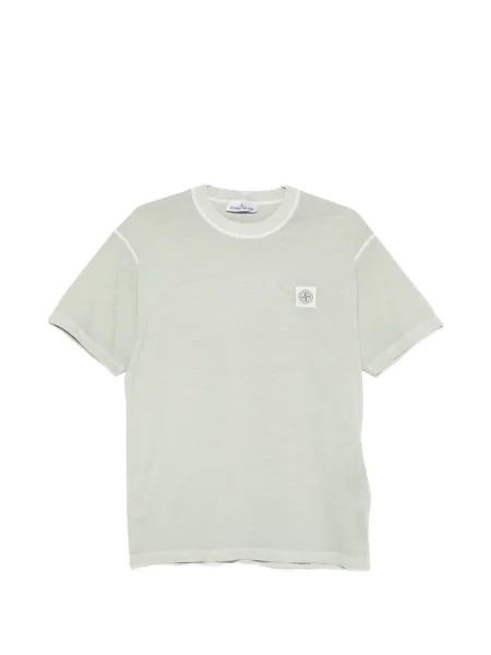 Tricou Stone Island cu strasuri verde