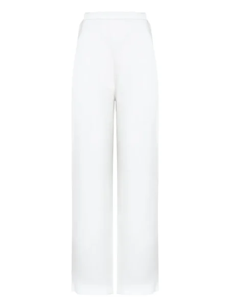 Pantaloni Gloria Coelho plisate alb