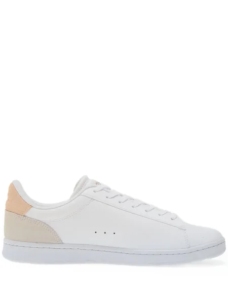 Sneakerși Lacoste din piele alb
